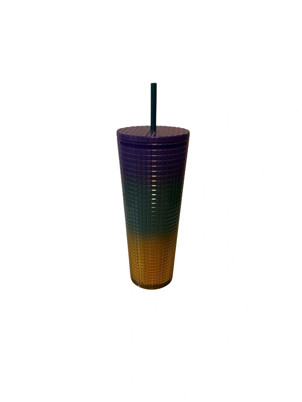 Starbucks Studded Ombre Tumbler in Purple, Green & Gold